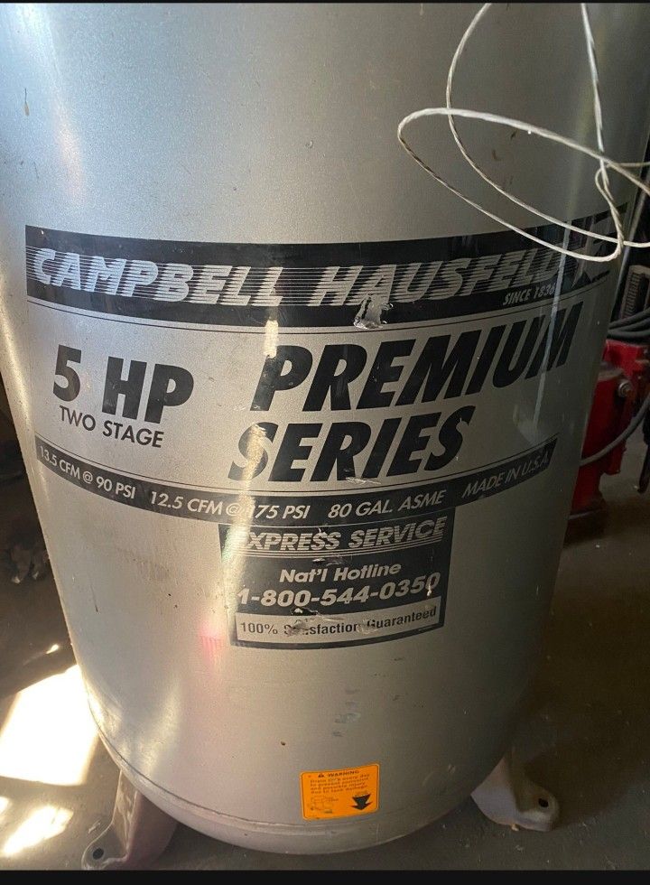 Campbell Hausfeld 5HP 80 Gallon Air Compressor