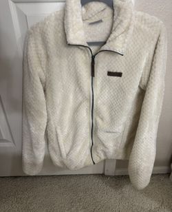 Columbia Medium Women Cream Sportswear Jacket