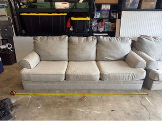 Gray Sofa Set – Good Condition – Recently Cleaned