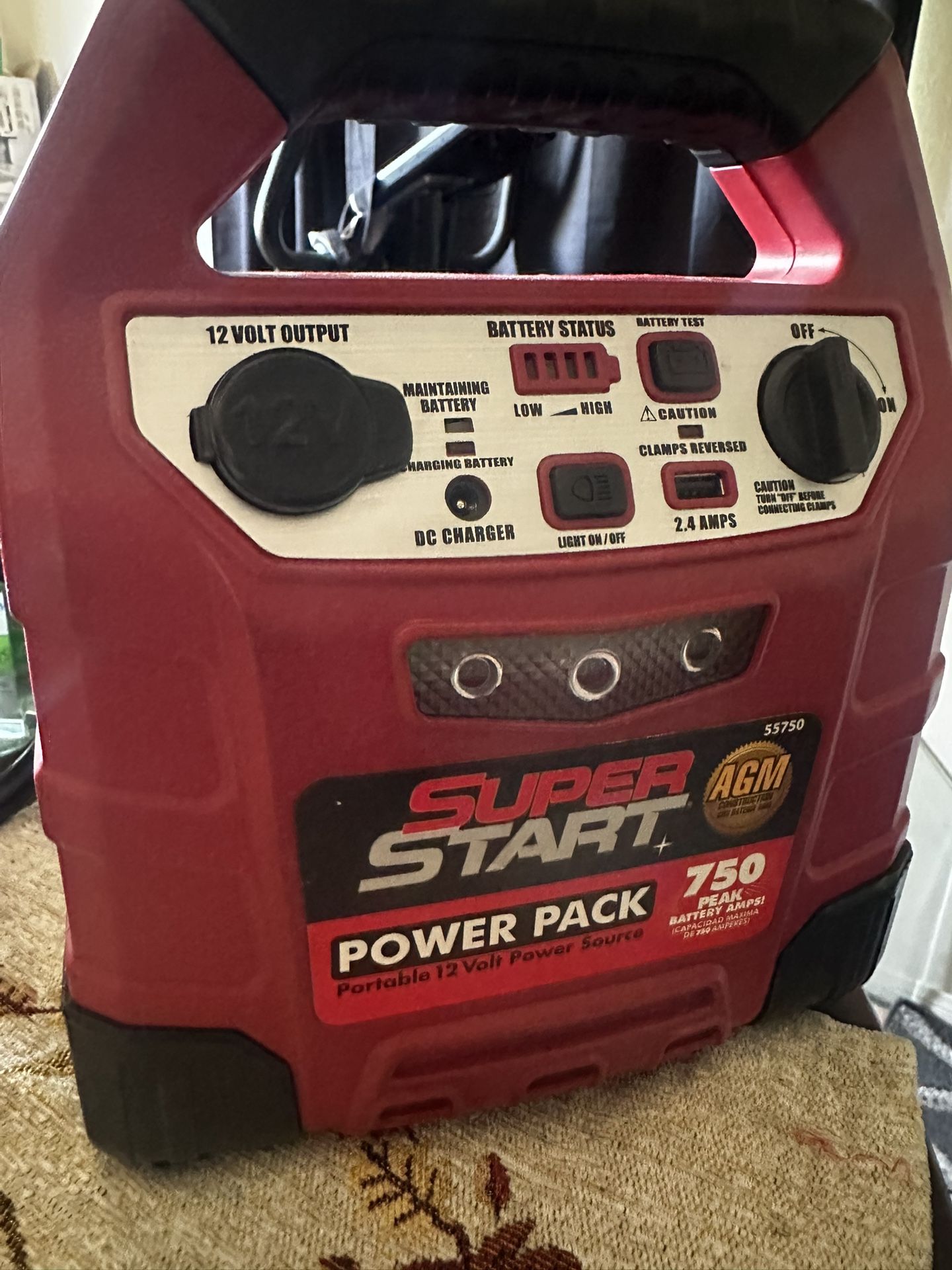 750 AMP Portable Jump Starter
