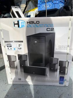 Halo Acoustics C2 Wireless Home Theater Surround Sound System