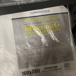 16x20 Tarp Heavy Duty Water Proof 