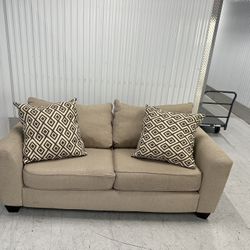 Comfy Beige Sofa Couch 