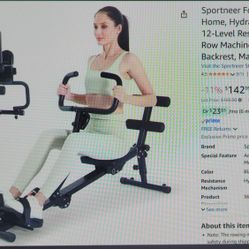 Sportneer Foldable Hydraulic Rowing Machine 