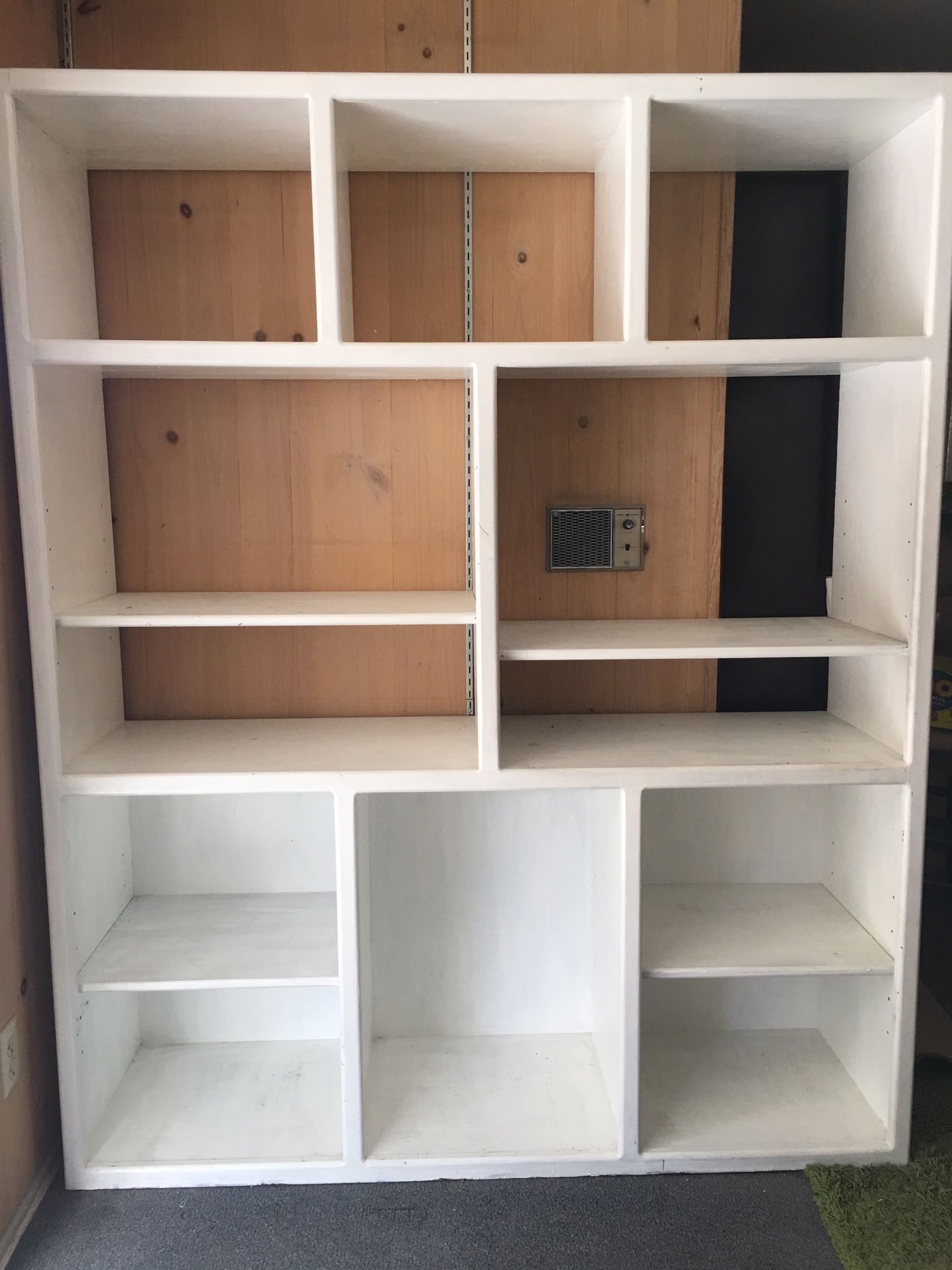 Shelving unit. Solid wood.