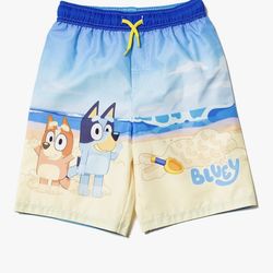 Bluey swim trunks kids 5/6