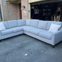 Free Delivery - Gray Couch Sofa Sectional