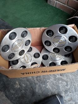 Chevrolet chevy Wheel center cups hub cover set of 4