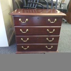 OFFICE/HOME FILE CABINET 2 DRAWERS LATERAL FILE WOODEN 