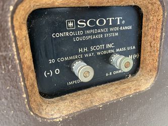 HH SCOTT 166 B Loudspeaker System. Vintage Wide Range Speakers. Made in USA  for Sale in Redlands, CA - OfferUp