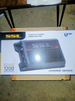 SSL Audio 1200 watts 2 Ch Amplifier Brand New In The Box