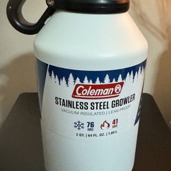 Coleman Growler 64 Oz Stainless Steel Insulated 