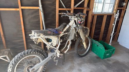 Motorcycle Frame & Tires for parts