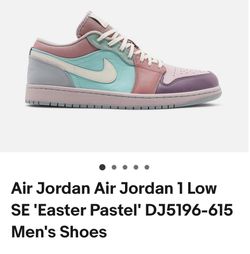 Air Jordan’s 1 low se Easter size 9.5