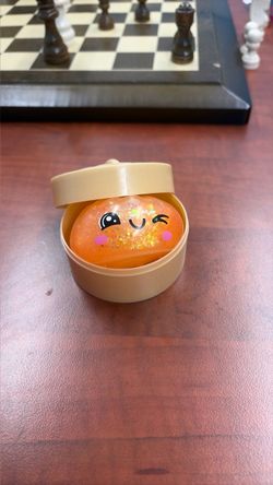 Glitter Dumpling / Steamed Bao Bun Squishy Fidget Toy