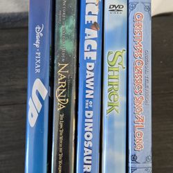 5 DVD Movie Lot For Kids