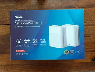 Asus ZenWifi BT10 Wifi 7 Tri-Band Mesh Wi-Fi System Two Pack