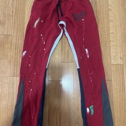 Gallery Dept Painter Pants – Red w/ Paint Splatter