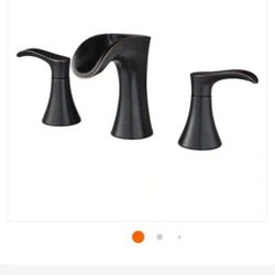 New Pfister  Brea 8 in. Widespread 2-Handle Waterfall Bathroom Faucet in Tuscan Bronze. Retails $220 With Taxes!I have other styles available 