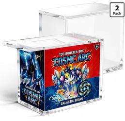 Acrylic Booster Box Protector Case 99% UV Protection, 2pack