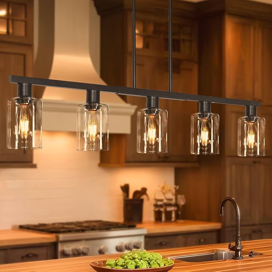 5 -Light Kitchen Island Light
