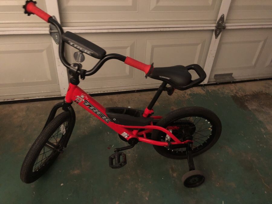 TREK kids bike 12” red robot