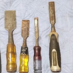 Old chisels and metal files