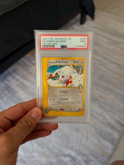 2001 POKEMON JAPANESE VS 1ST EDITION #006 FALKNER'S DELIBIRD PSA 9