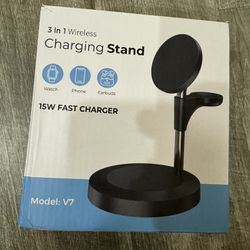 3 in 1 Wireless Charging Station for Multiple Devices Apple