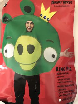 Adult Angry Birds King Pig Halloween Costume