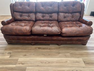 Antique Leather Sofa Couch