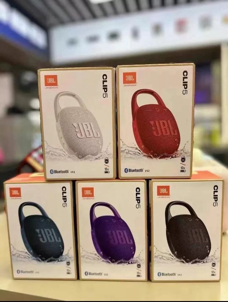 JBL Clip 5 Ultra-Portable Bluetooth Speaker – Multiple Colors