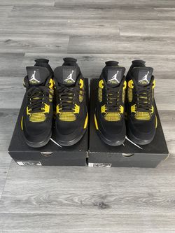 Pre Owned Jordan 4 Yellow Thunder Sz 11.5,13