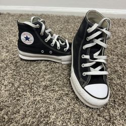 Girls Black Converse