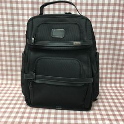TUMI Alpha Brief Backpack in black