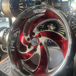 22x10 Candy Red Retro 5 Strada