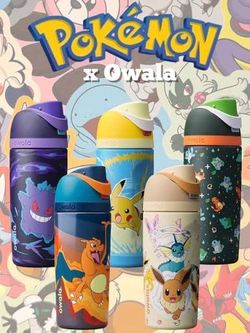 Owala special edition Pokémon kids water bottle