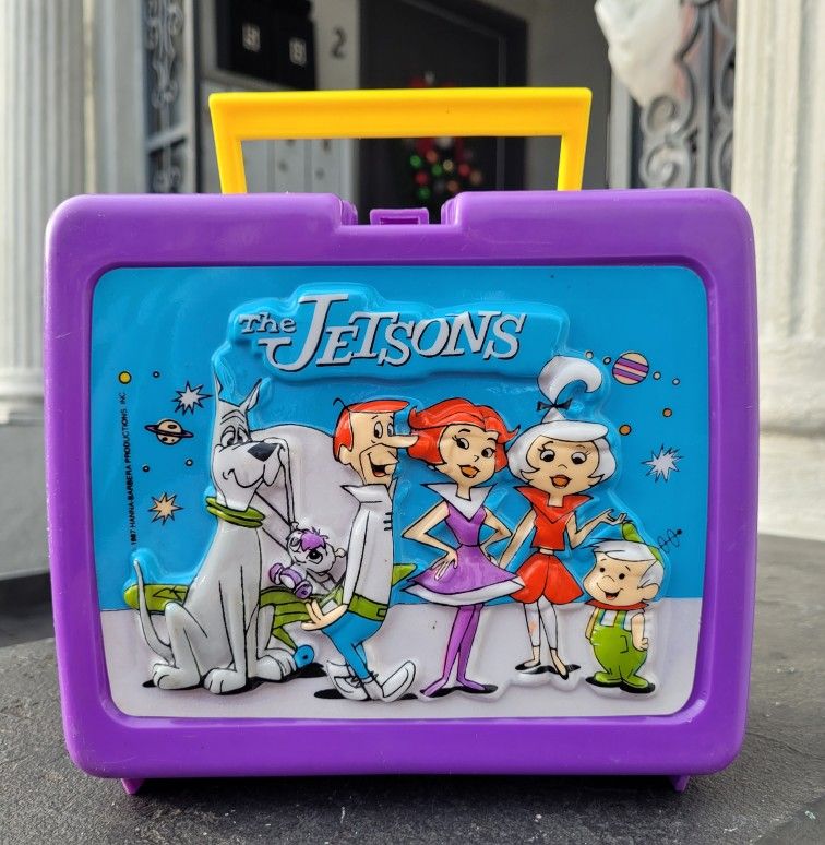 Vintage The Jetsons Lunchbox 1987 Lunch Box Outer Space Celestial RARE