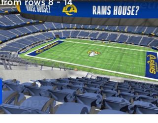 Rams vs Packers (2) Tix w/Parking (PS4) only $750 Sec.517 Row 8