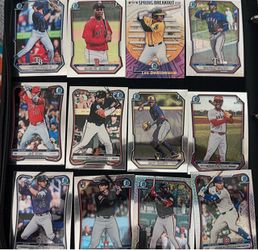 Bowman Chrome Baseball Card Lot (12 Cards)