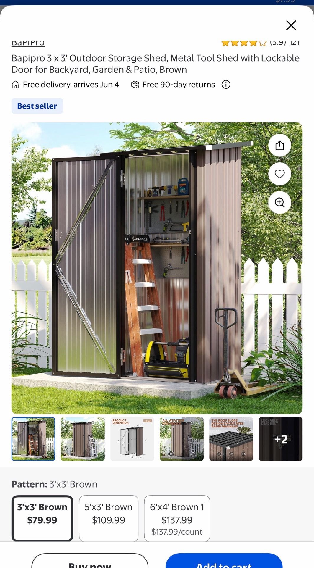 Outdoor shed