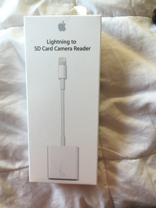Sd card camera reader for Apple