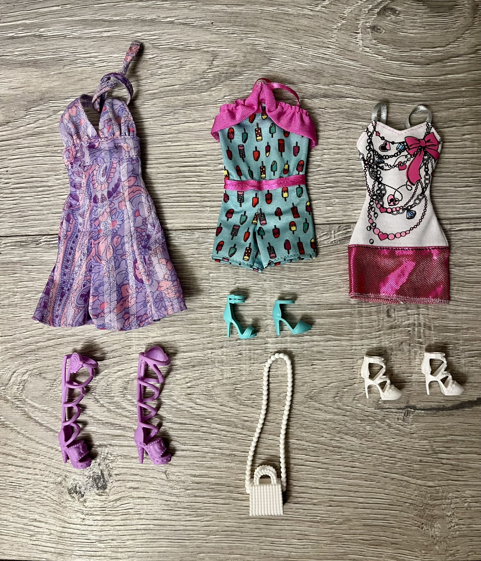Barbie Clothes and Accessories Bundle ( Price For All)