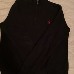 Black Polo Hoodie