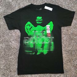 The Exorcist T-Shirt Size Small Men's Black and Green - New