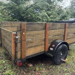  Utility Trailer Iron Eagle Trailer With Cover 5 Ft By 8 Ft 