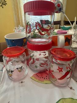 Glass Chili Containers