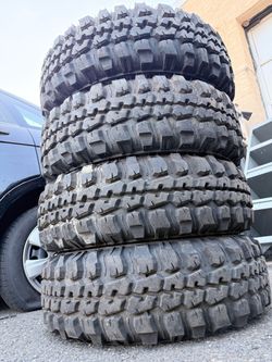 4 USED LT 235/75/15 FEDERAL COURAGIA All-Terrain Off-Road Tires
