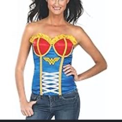 Sexy Wonder Superhero Corset