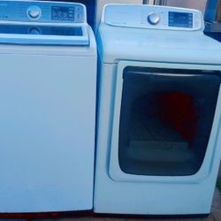 SAMSUNG SET WASHER AND ELECTRIC DRYER WORKING PERFECT 